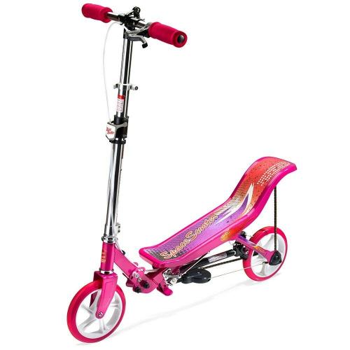 Pink space scooter