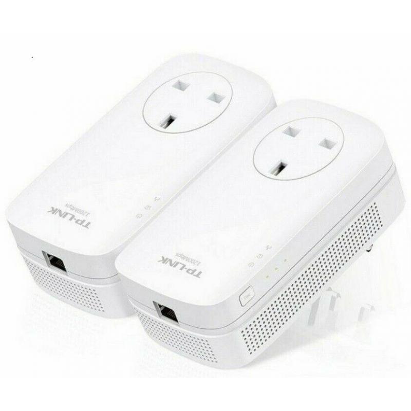 Two TP-LINK (TL-PA8010P) Passthrough Powerline WiFi Extender