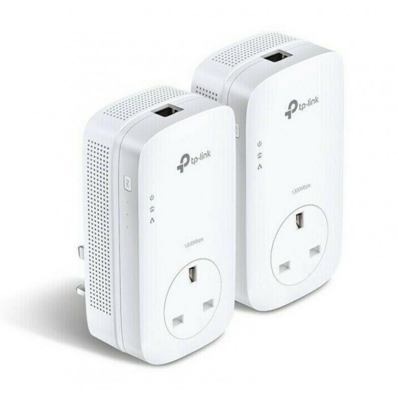 Two TP-LINK (TL-PA8010P) Passthrough Powerline WiFi Extender