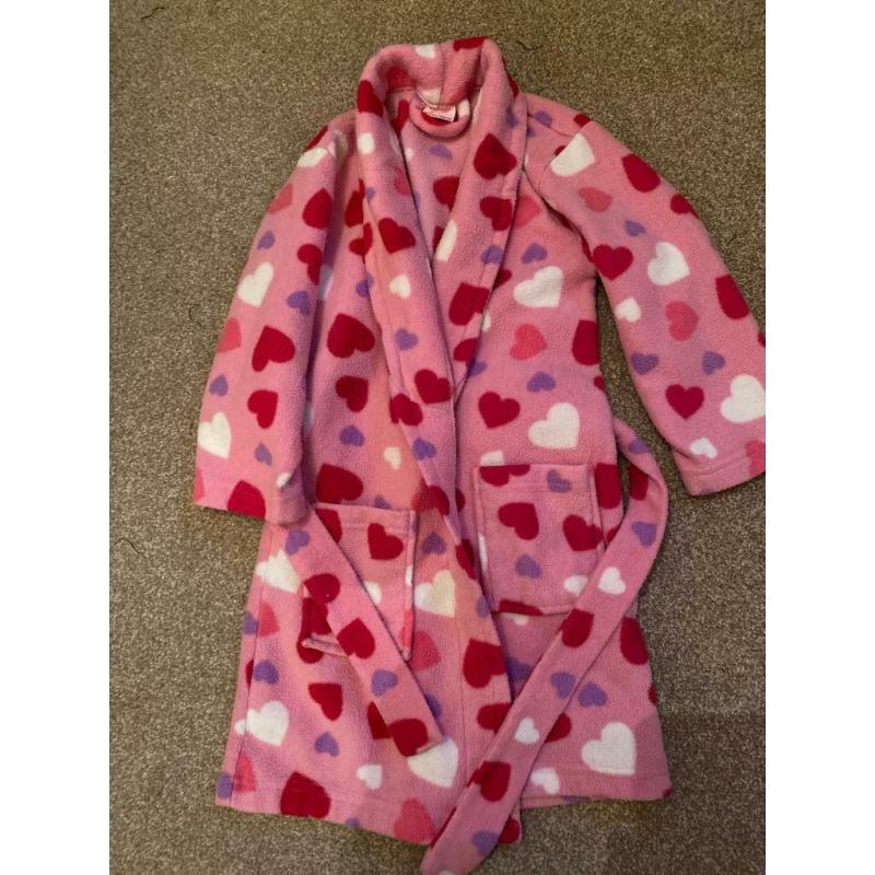 Girls dressing gowns. One age 3/4 and one age 4/5 years.