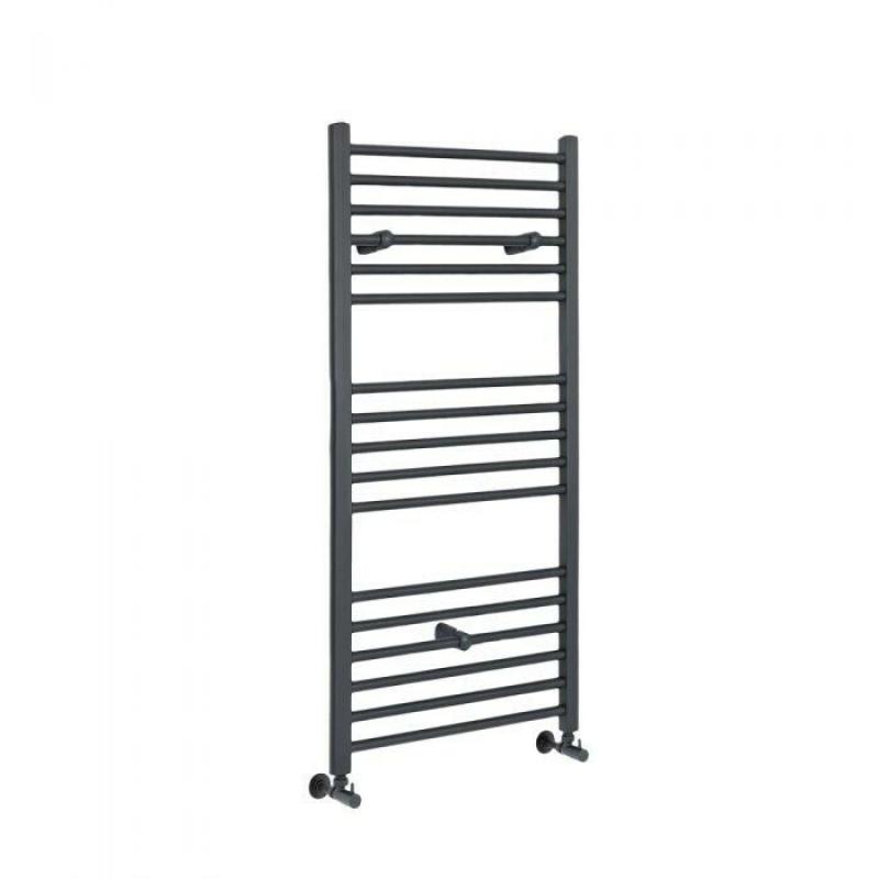 Brand New Heated Towel Rail - Boxed. Milano Artle Flat Anthracite 600mm x 1200mm