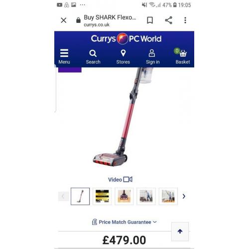 Brand new shark hoover in box