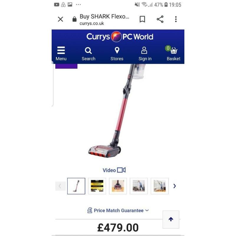 Brand new shark hoover in box