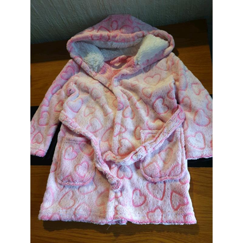 Girls dressing gown age 2-3 yrs