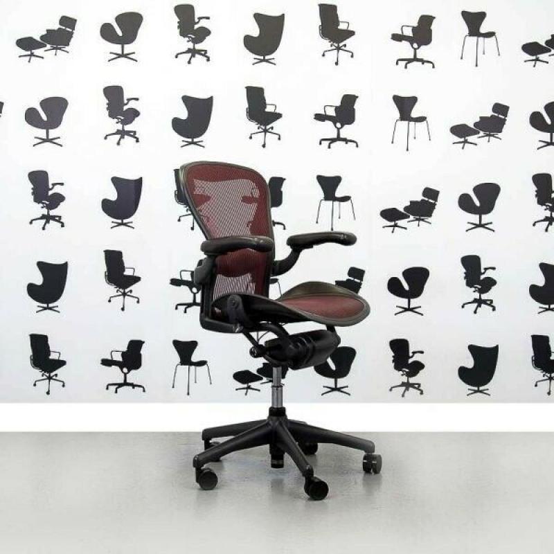 Genuine Herman Miller Aeron desk chair used at home