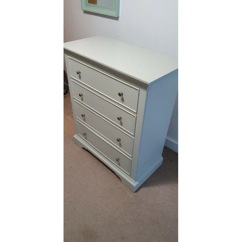 Dunelm Charlotte 4 Drawer Chest of Drawers Good Condition