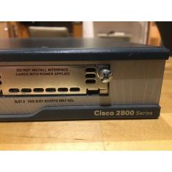 CISCO ROUTER 2801 - Great for CCNA CERTIFICATION STUDY networking home lab.