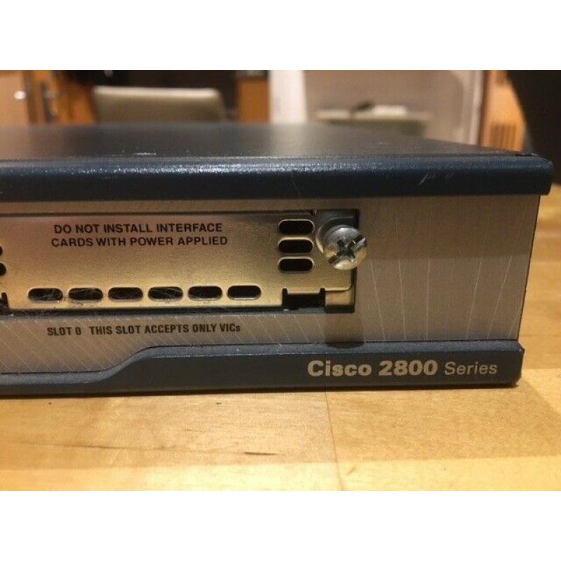 CISCO ROUTER 2801 - Great for CCNA CERTIFICATION STUDY networking home lab.