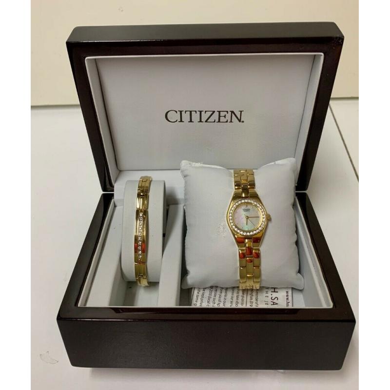 Citizen Watch and Bracelet Set (Ladies) New