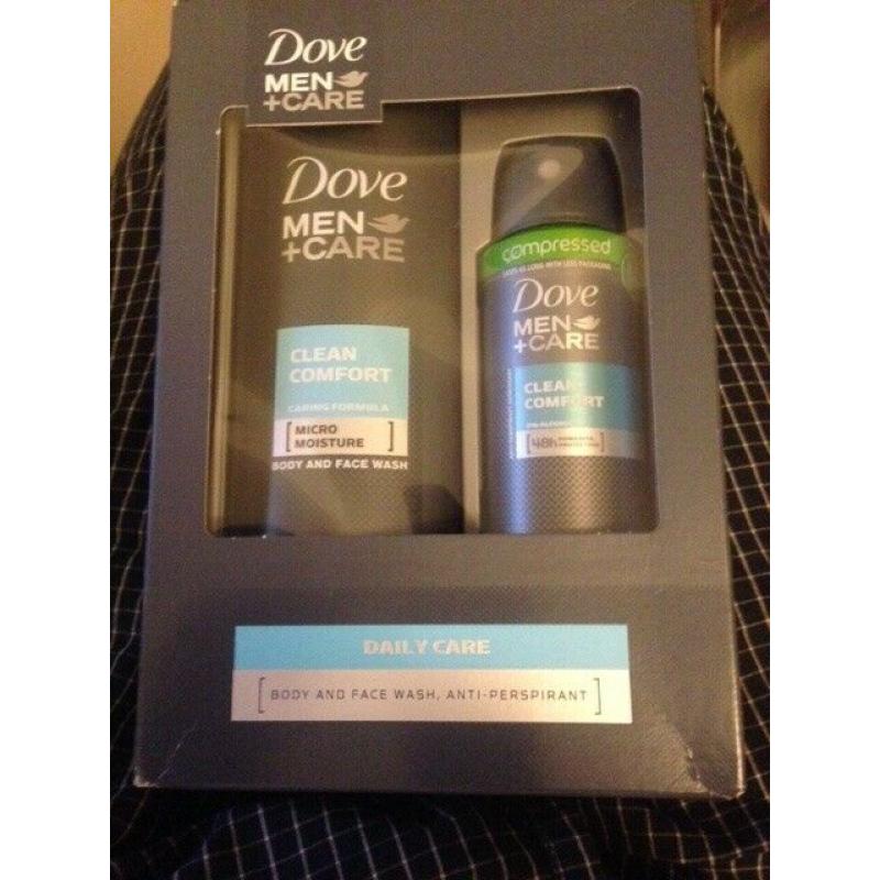 DOVE MEN'S BODYWASH AND ANTIPERSPIRANT SET