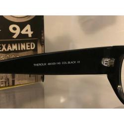 *RARE* BRAND NEW MOSCOT NY, USA The THEROUX BLACK Size 46 (Justin Theroux / Mulholland Drive)