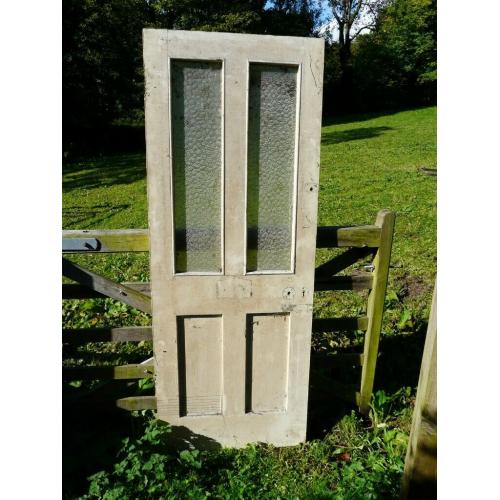 Victorian half glazed 4 panel door