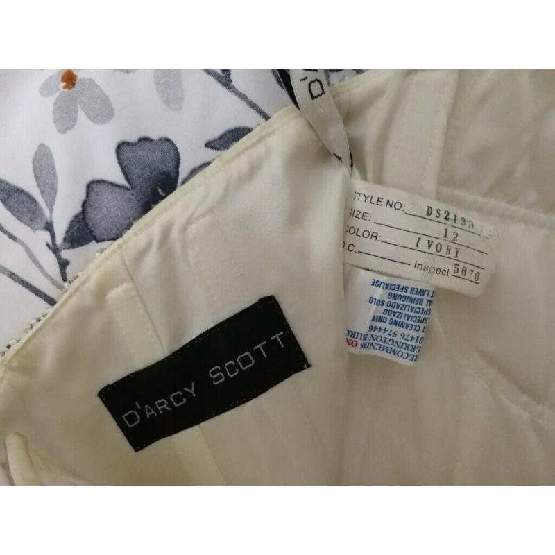 wedding dress, darcy scott, jill, size 12