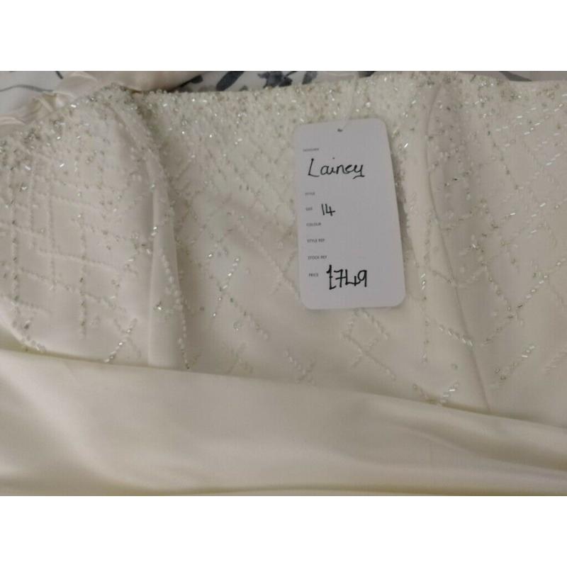 wedding dress, rosseta nicolini, laincy size 12 14