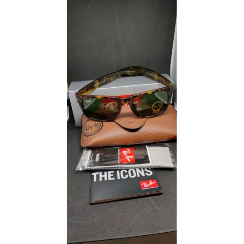 Ray-ban justin sunglasses tortoishell