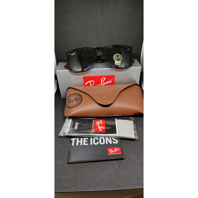 Ray-ban justin sunglasses tortoishell