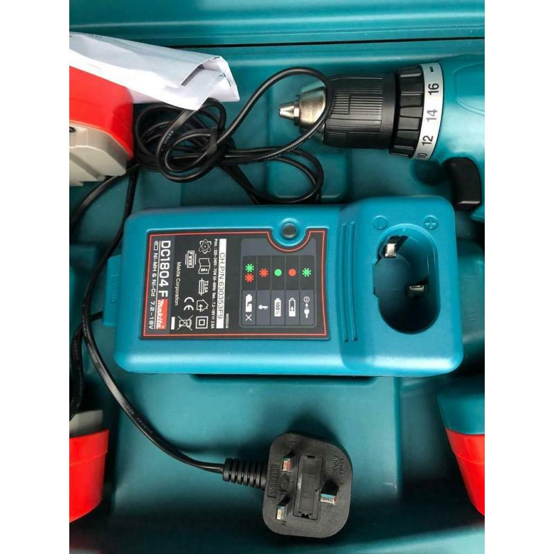 New Makita driver drill with extra batteries