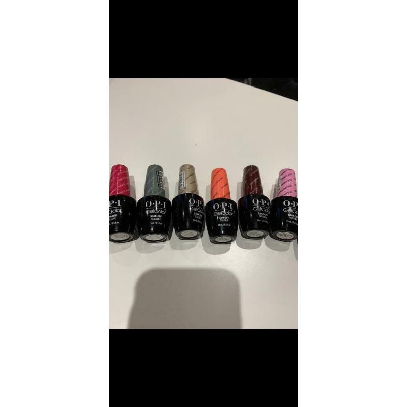 Opi Gel polishes x17
