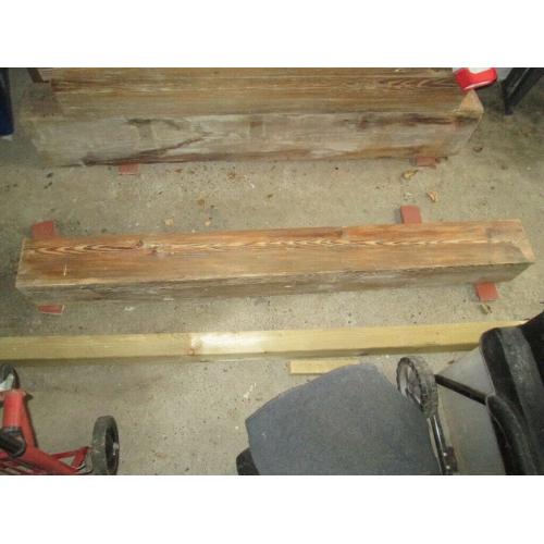 Antique Pitch Pine Beam / Lintel Length 1.72m