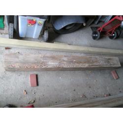 Antique Pitch Pine Beam / Lintel Length 1.72m