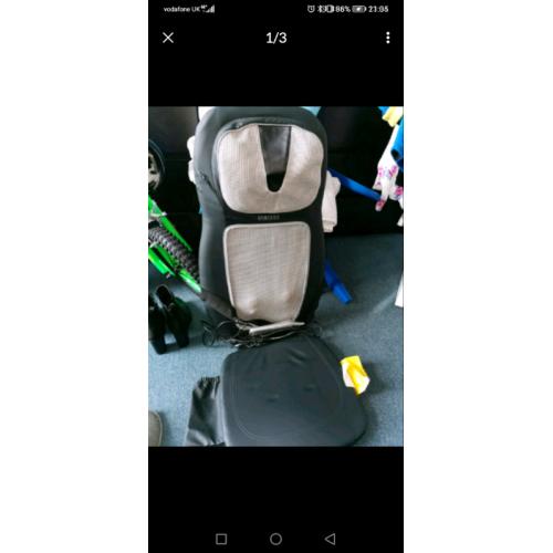 HoMedics Gel Shiatsu Back & Shoulder/neck Massager with Heat seat