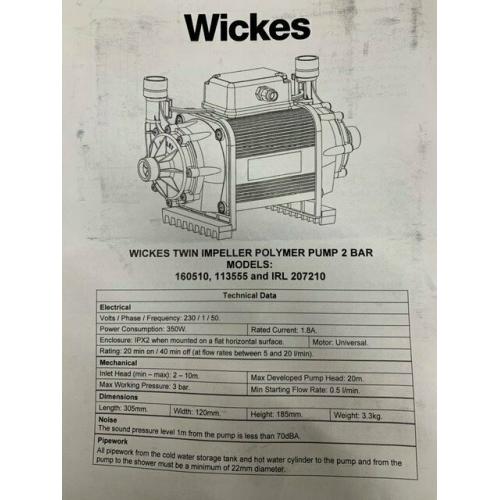 ****BRAND NEW**** SHOWER PUMP