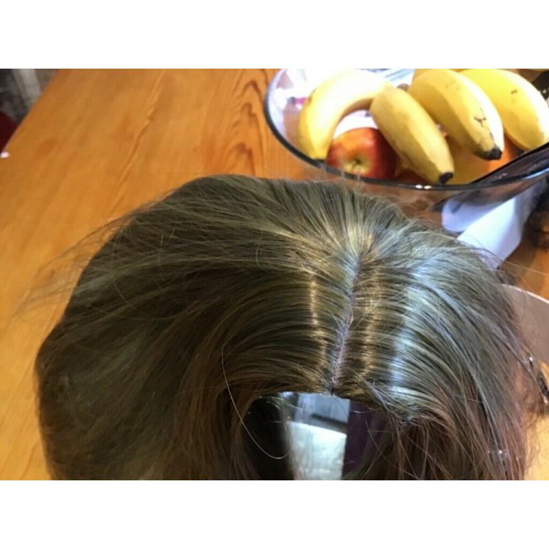Hair topper light brown