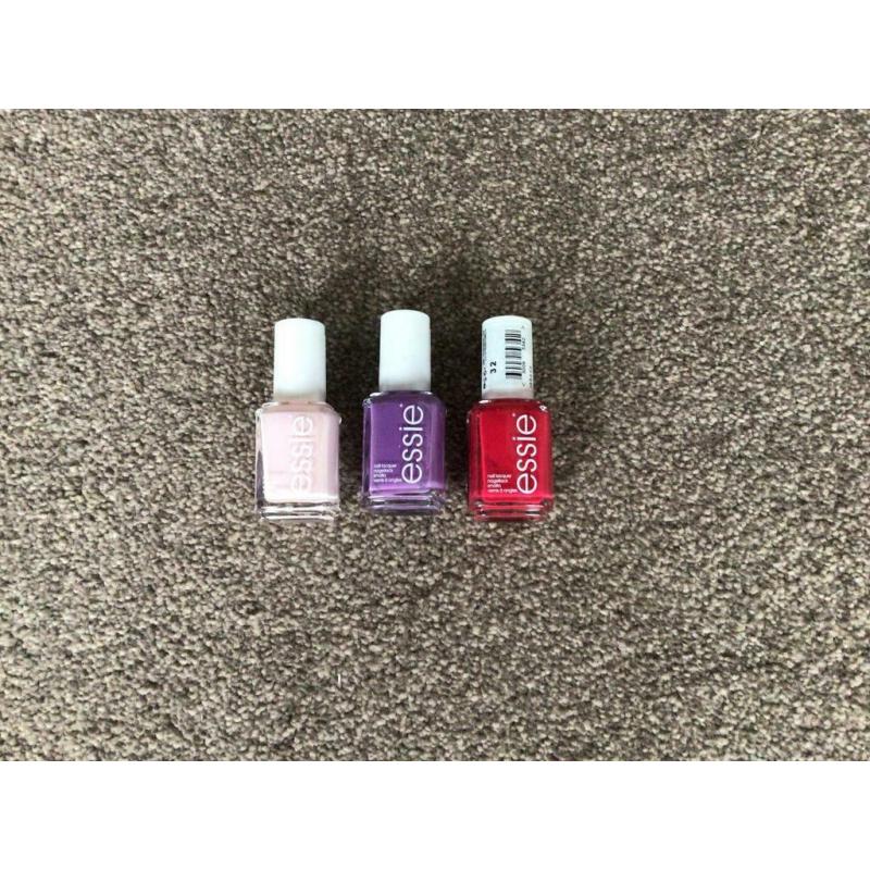 3 brand new Essie nail varnish