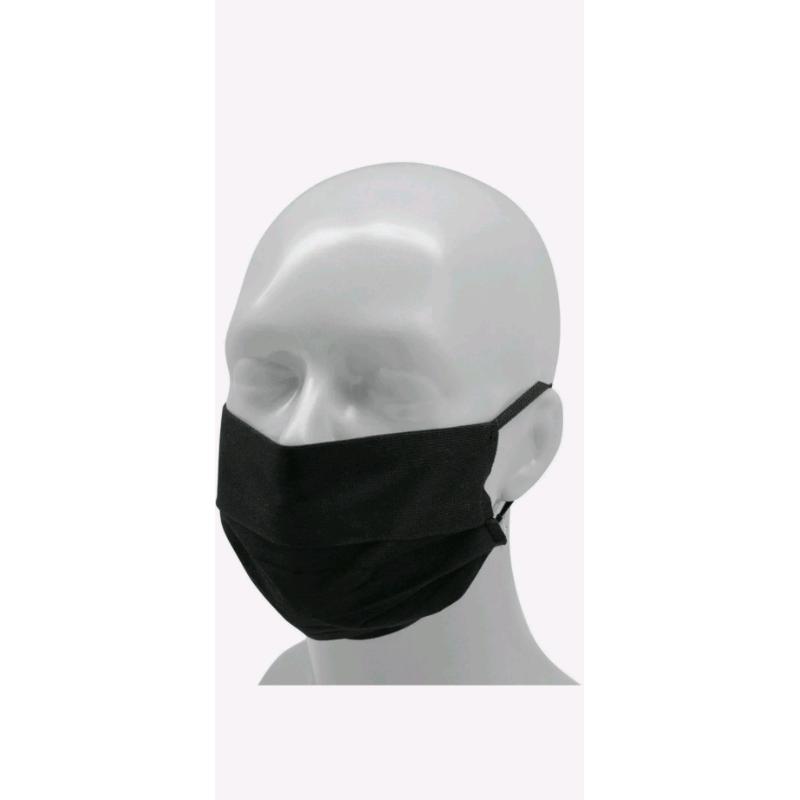 Pair of 100% cotton and polyester reusable and washable face mask
