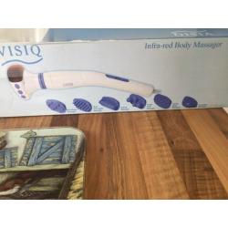 Visiq Infa Red body massager with 6 attachments