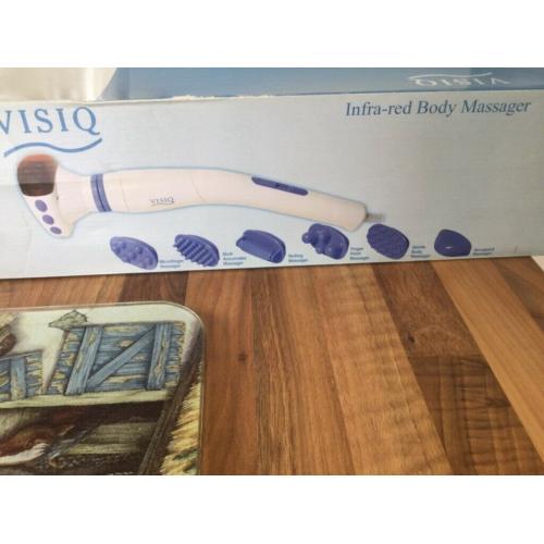 Visiq Infa Red body massager with 6 attachments