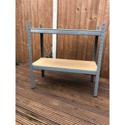 2-Tier Heavy duty metal shelving unit