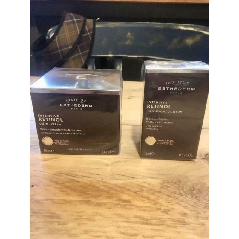Intensive retinol serum and moisturiser