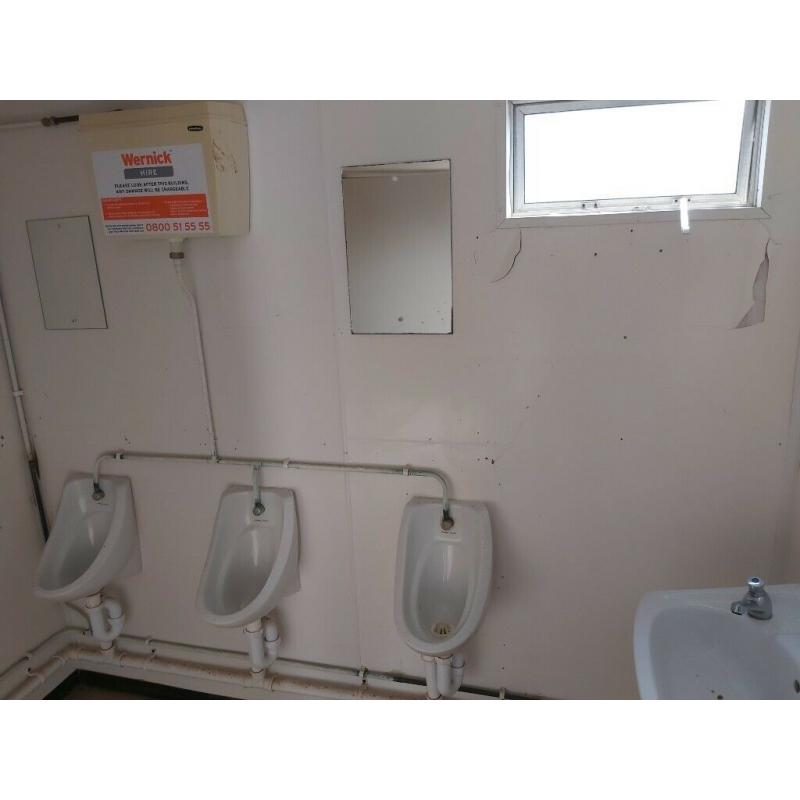 WC 3+1 WC UNIT (LAST ONE LEFT) IDEAL EXTRA TOILETS FOR STAFF / SELF BUILD ETC.