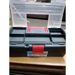 14 inches plastic toolbox in very good condition