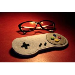 Super Nintendo Glasses Case Controller - SNES - Retro - 90s Gamer - Geeky gift