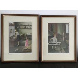 Tom Dodson Signed Limited edition prints The Spot and The Press, cost ?210 each accept ?210 the pair