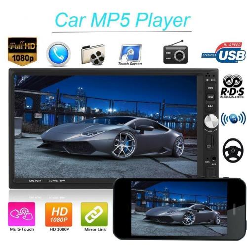 7'' Dual Double DIN MECHLESS Bluetooth Car Stereo FM Radio MP5 Player Head Unit (no offers, please)