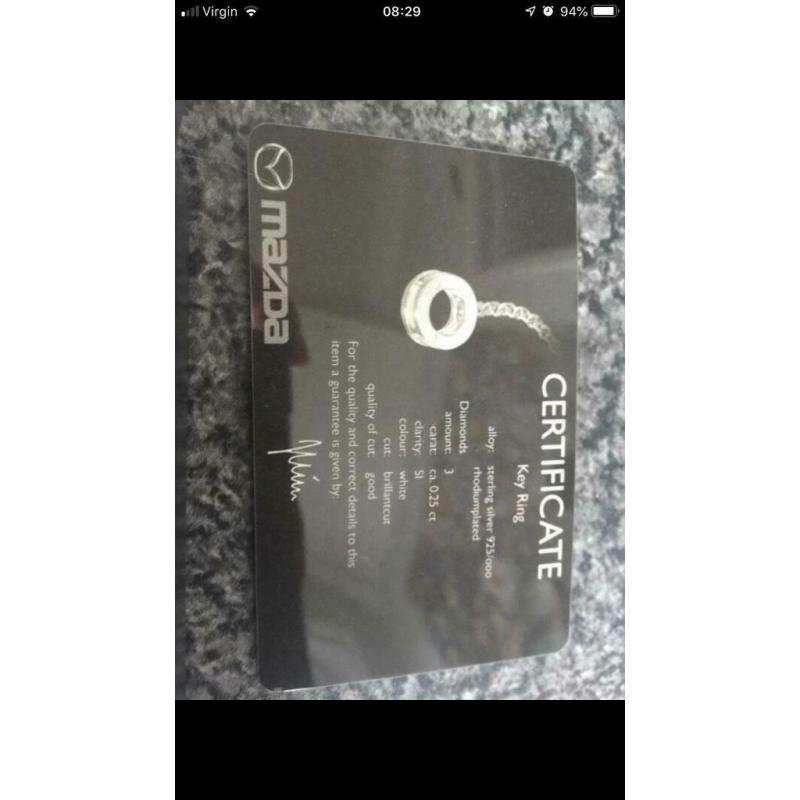 Limited addition Mazda key ring