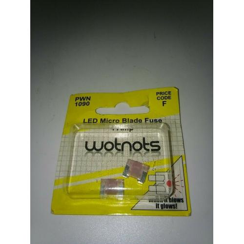17 Packs Wot nots PWN1090 LED Micro Blade Fuses 4 Amp
