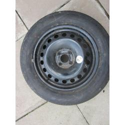 DUNLOP 205/60/16 WHHEL AND TYRE.