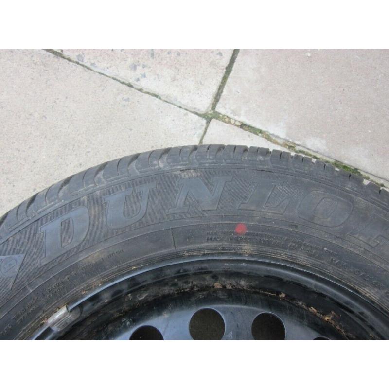 DUNLOP 205/60/16 WHHEL AND TYRE.