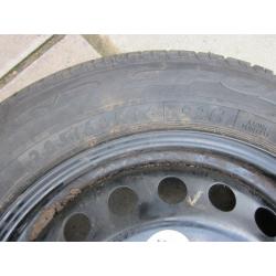 DUNLOP 205/60/16 WHHEL AND TYRE.