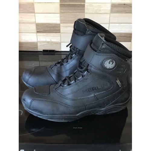 MERLIN STREET CE WATERPROOF MOTORCYCLE BOOTS