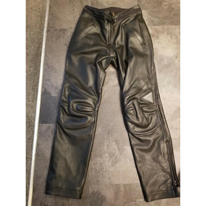 Hein Gericke Streetline ladies leather motorcycle trousers