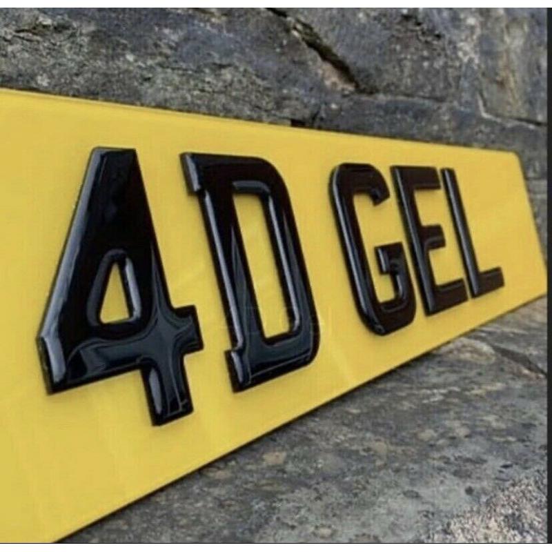 3D 4D Number Plate?s