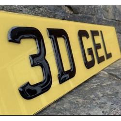 3D 4D Number Plate?s