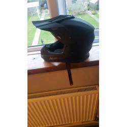 Junior motorcross helmet to small never used