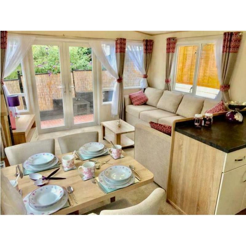 LUXURY STATIC CARAVAN FOR SALE EYRL HALL COUNTRY PARK NORTH WALES INC 2020 FEES