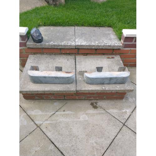 Land rover series. Rear Bumperets